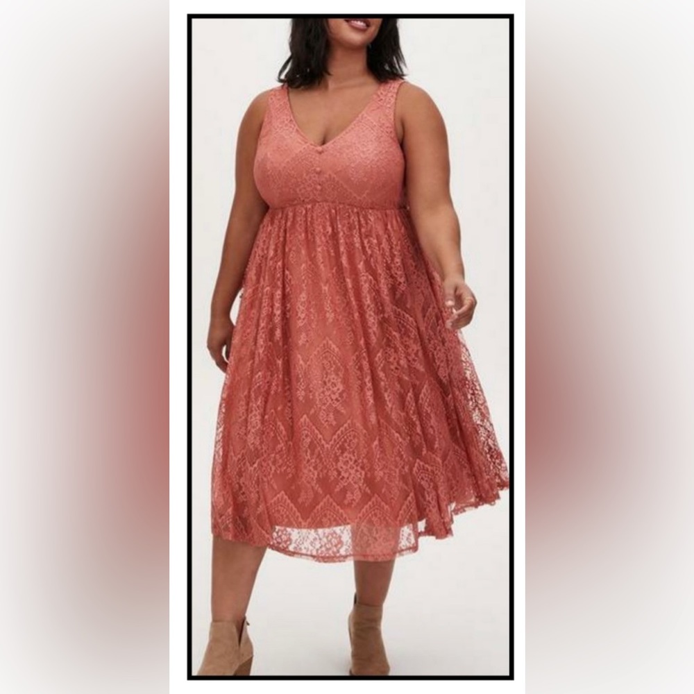 Rodeo Ready Lace Torrid Midi Dress